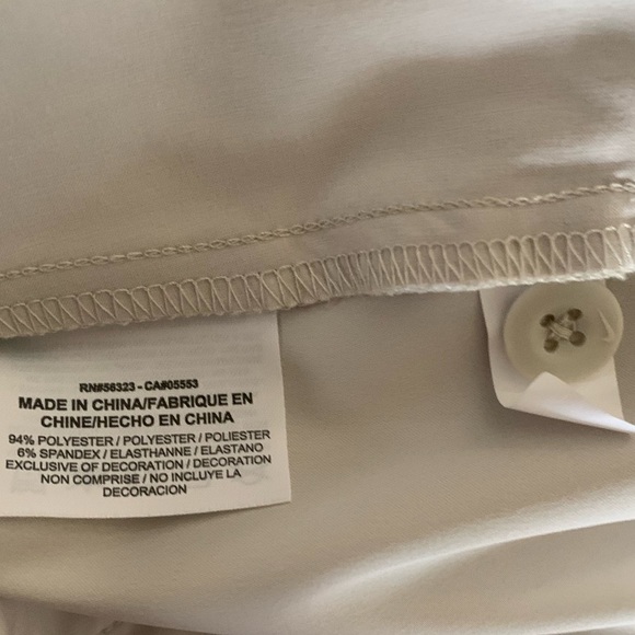 Nike Golf Dry Fit Ladies Size 4 Beige Golf Pants Mid Rise - Picture 11 of 11